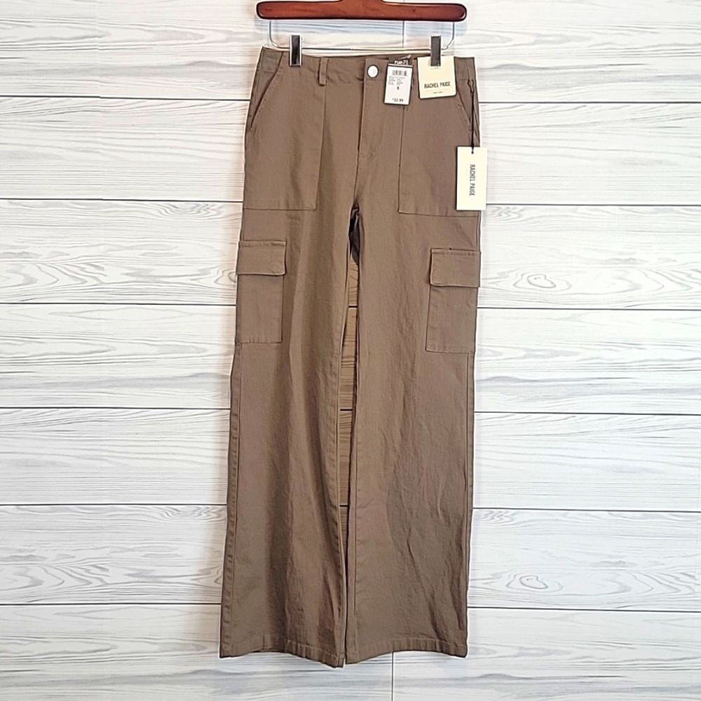 Women's Cargo Wide-Leg Pants - Olive Brown